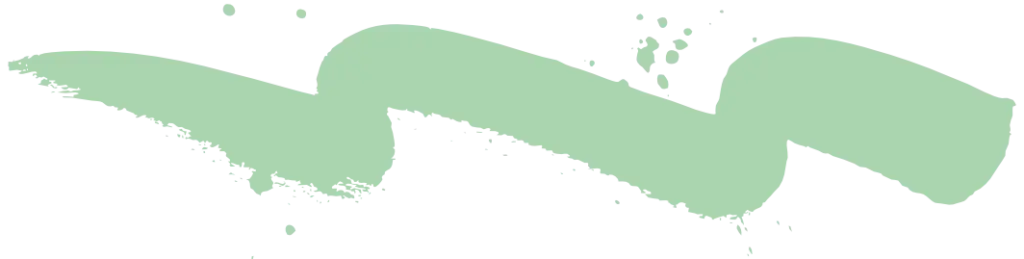 Pinselstrich grün
